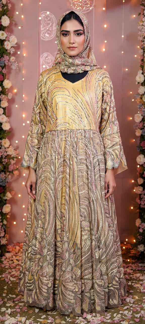 Designer Gown made from Imported fabric - Image 2