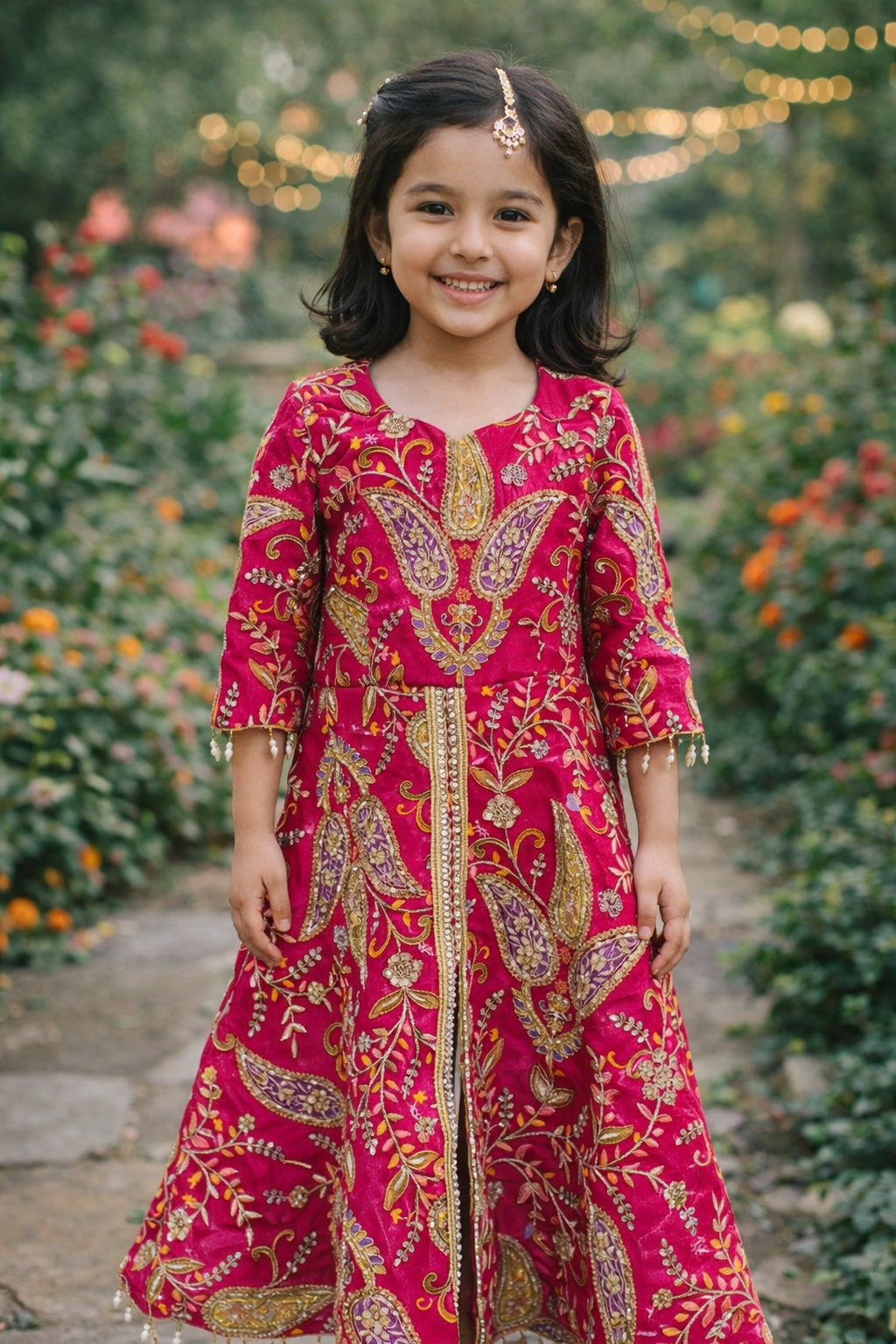 Kids designer dress - Image 3