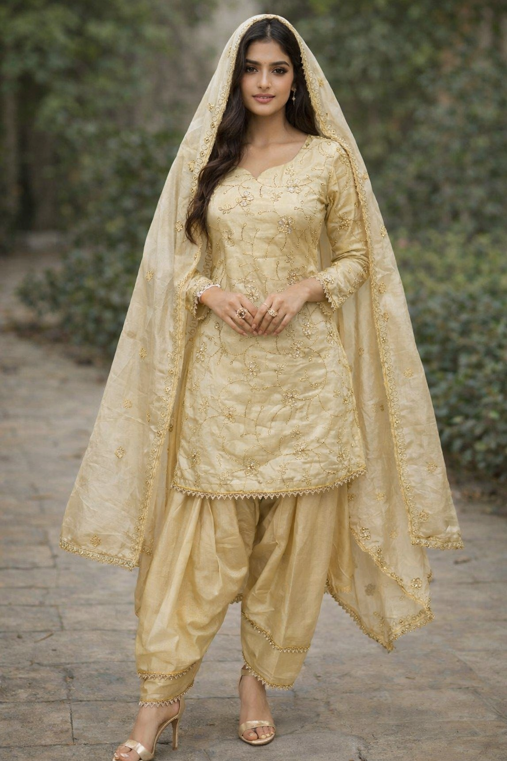 Kurti set with Farshi Salwar