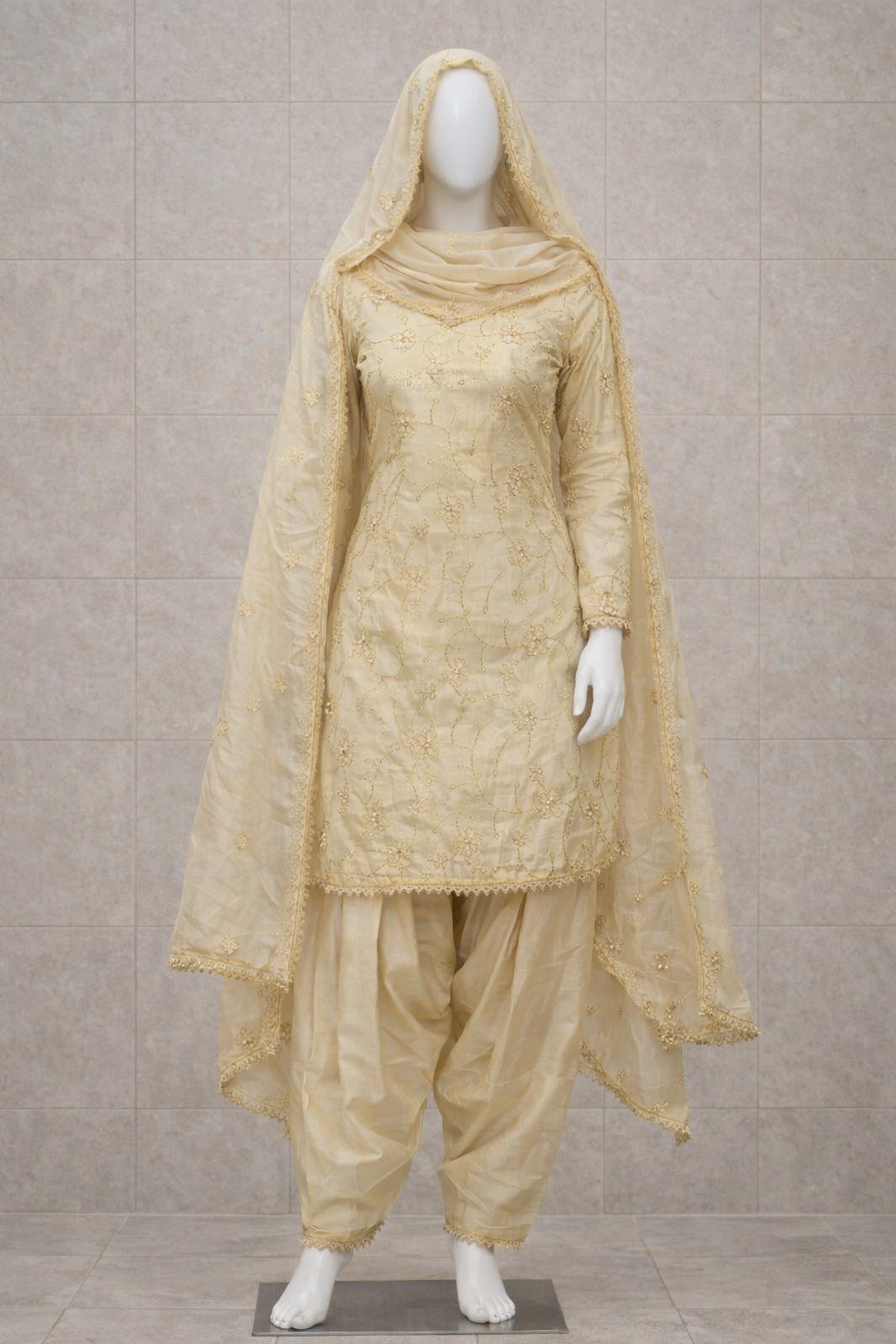 Kurti set with Farshi Salwar - Image 6