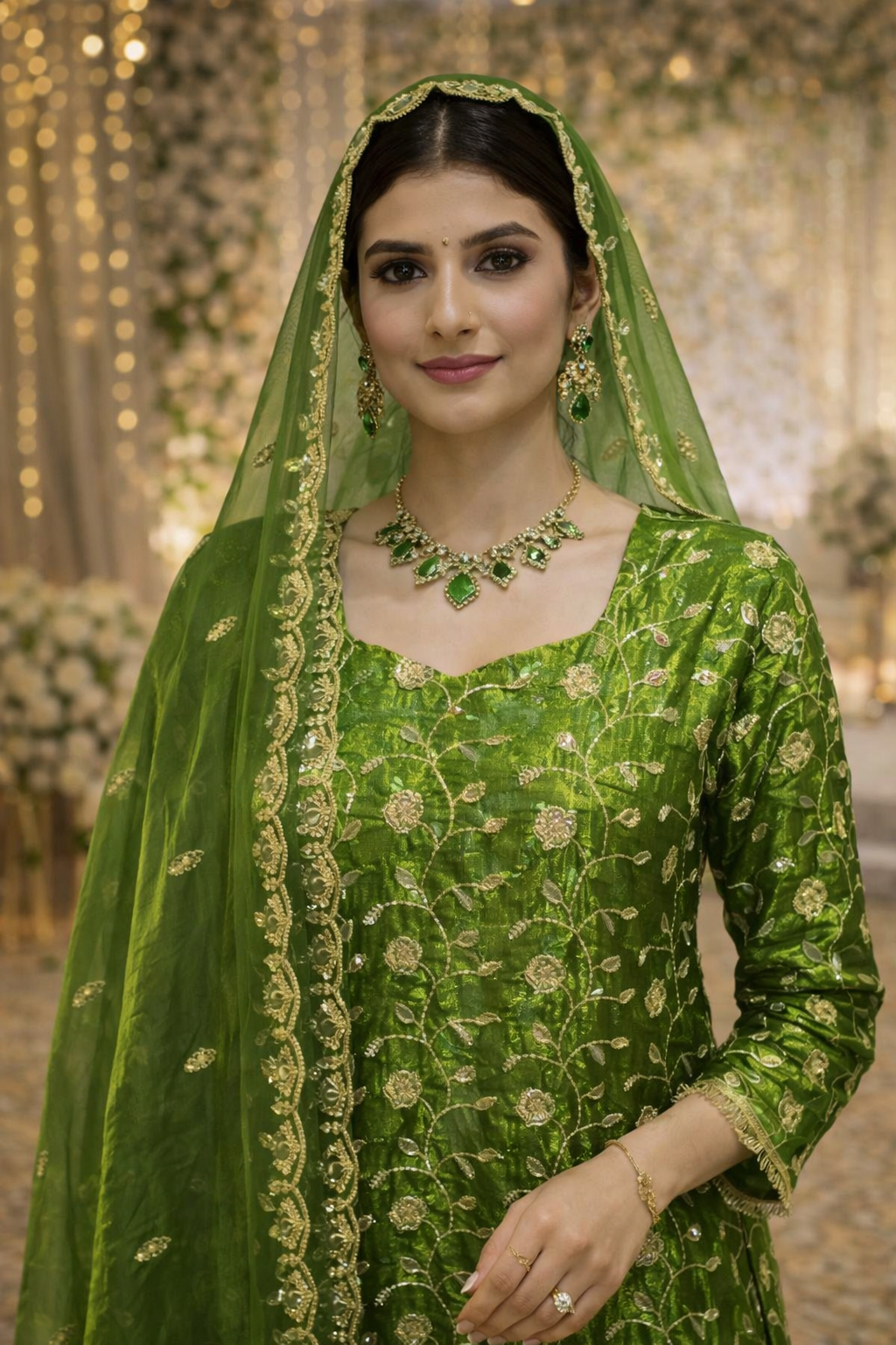 Kurti set with Palazzo and Dupatta - Image 8