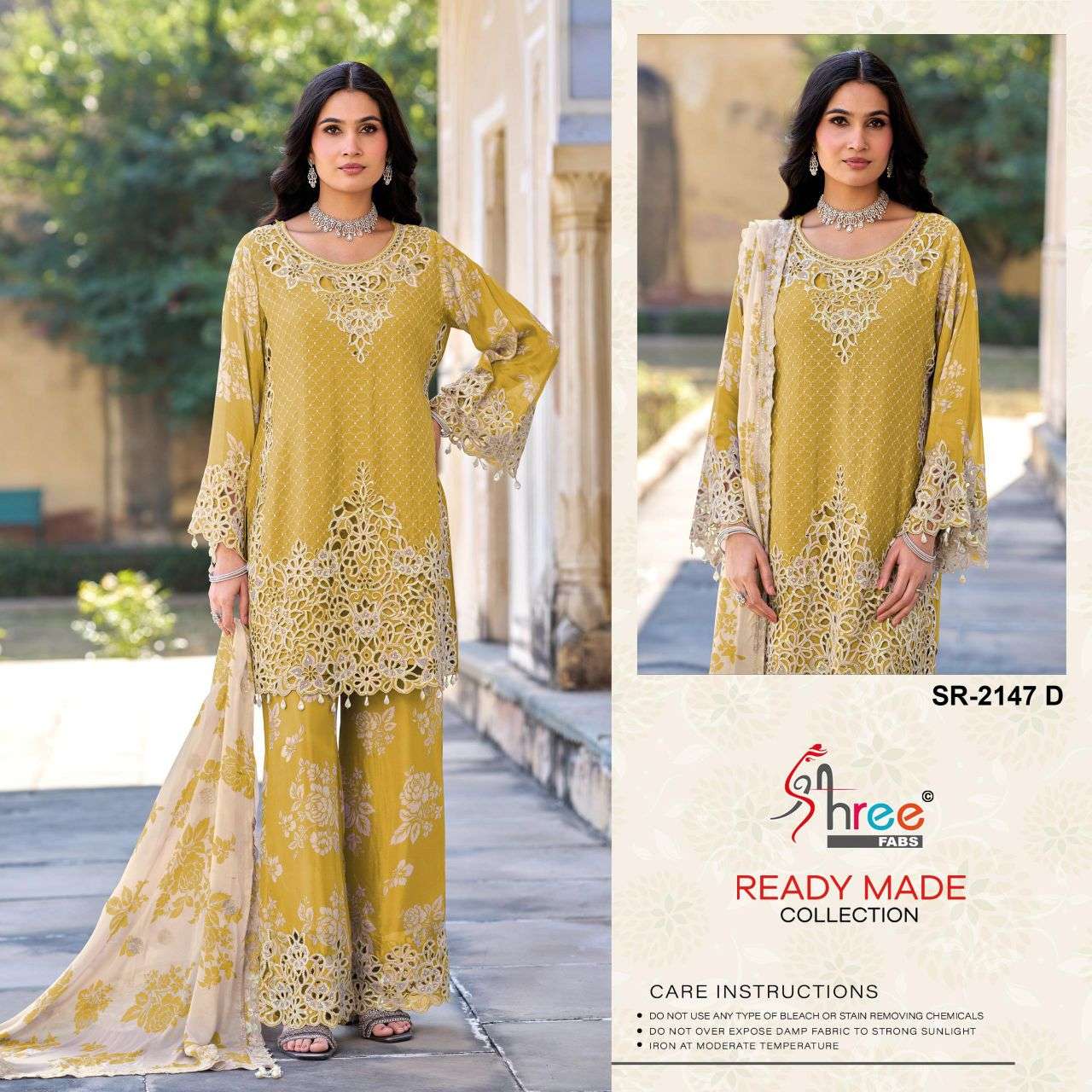 Traditional Festive Wear Salwar Suit ReadyMade - Image 4