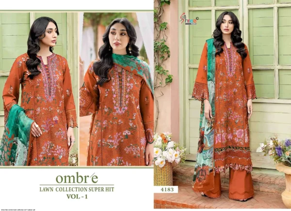 Ombre Lawn Collection Vol 1 Pakistani Replica