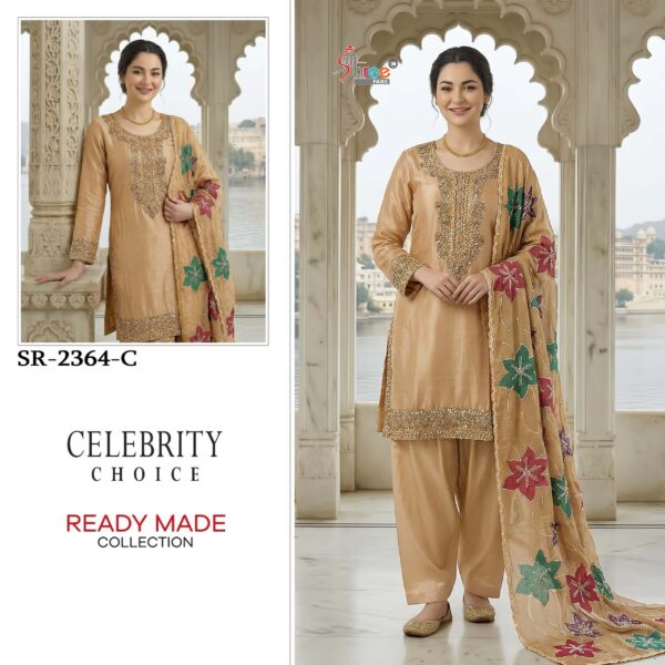 Luxurious Farsi Style 3 Peace Salwar Suit Collection - Image 3