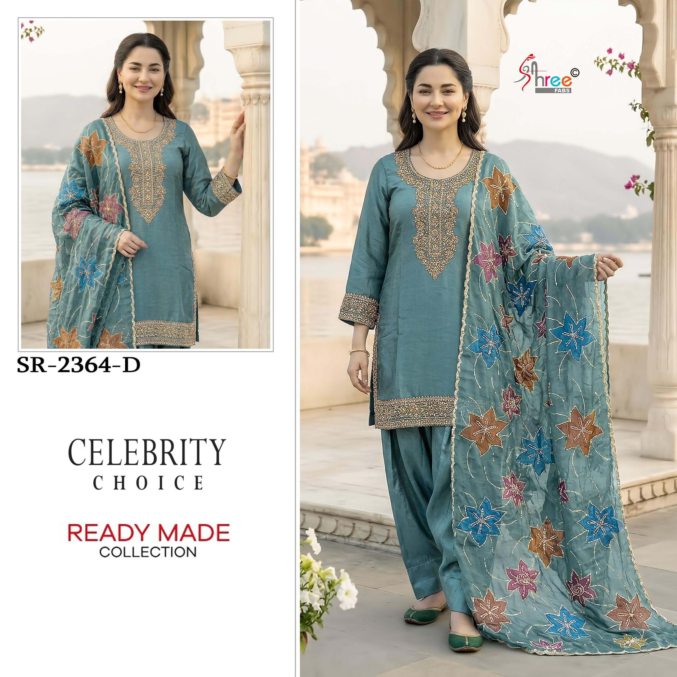 Luxurious Farsi Style 3 Peace Salwar Suit Collection - Image 4