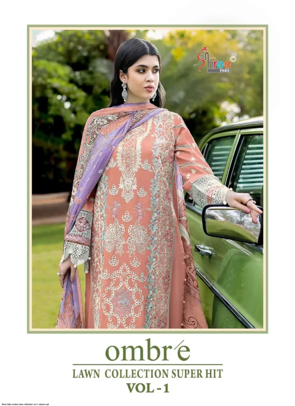 Ombre Lawn Collection Vol 1 Pakistani Replica - Image 4