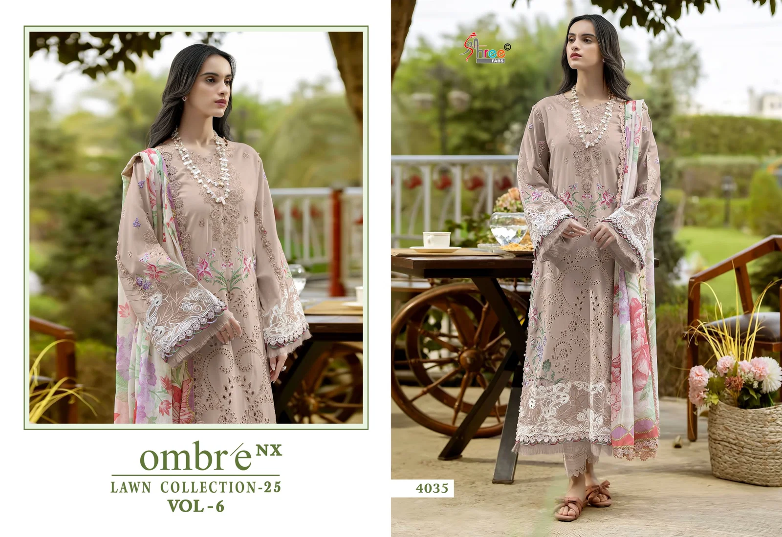 Ombre Lawn Collection 25 Vol 6 Nx Pakistani Replica - Image 3