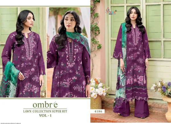 Ombre Lawn Collection Vol 1 Pakistani Replica - Image 3