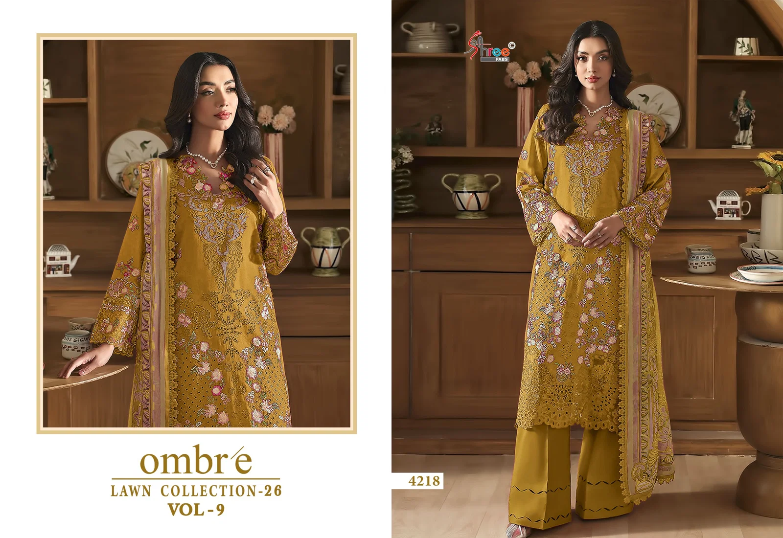 Ombre Lawn Collection Vol 9 Cotton Dupatta Pakistani Replica