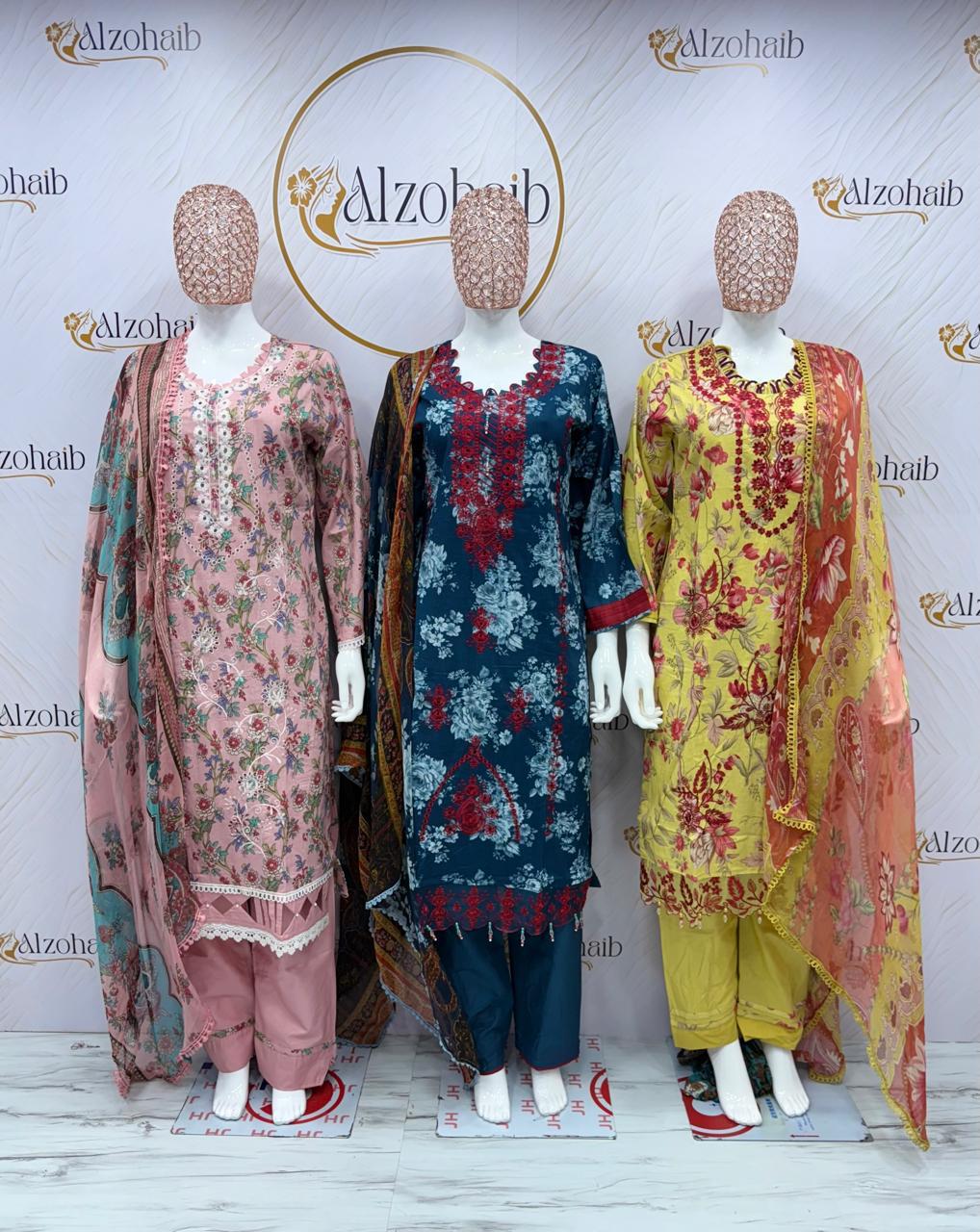 Alzohaib Cotton collection Ready to Wear with Special Stitch