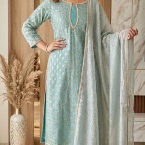 Elegant Chiffon Sequence 3-Piece Suit ✨